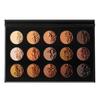 DE'LANCI - 15 Farbige Bronzed Mocha Lidschattenpalette