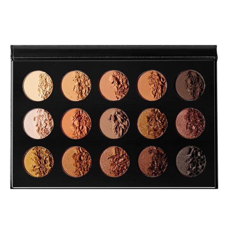 DE'LANCI - 15 Farbige Bronzed Mocha Lidschattenpalette