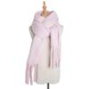 Women Men Knitted Winter Retro Plaid Scarf Imitation Cashmere Pashmina Warm Scarve Pareo Foulard Male Mujer Wrap Shawl Unisex