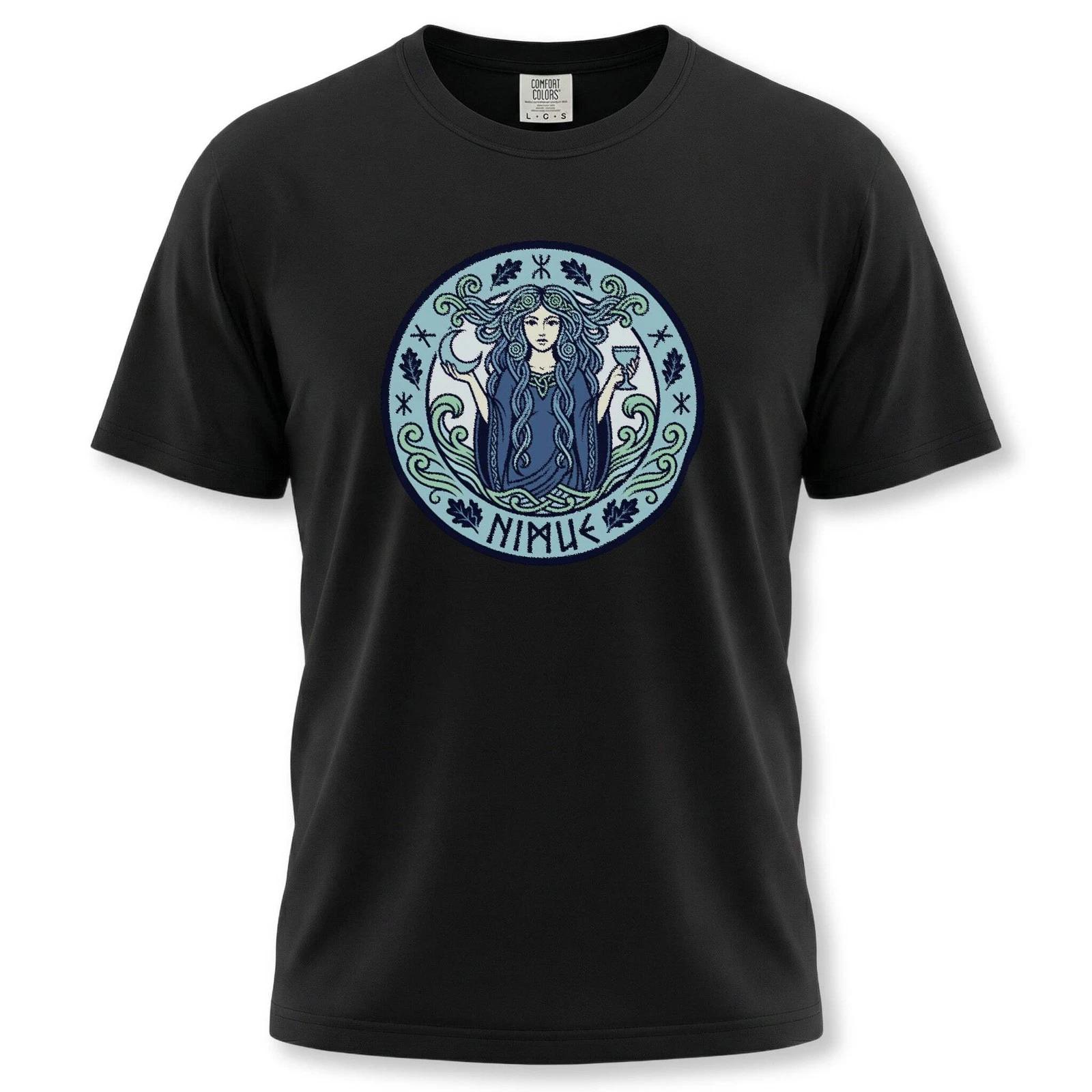 Nimue Lady of the Lake T-Shirt | Water Sorceress Celtic Mythology Tee Shirt XL