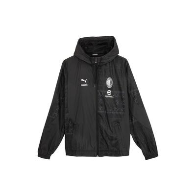 X AC Milan X Pleasures Prematch Jacket Dark Version Men Outerwear Black 776092-01