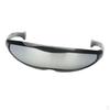 Futuristiske Smale Kyklop Farge Speilglass Visir Solbriller