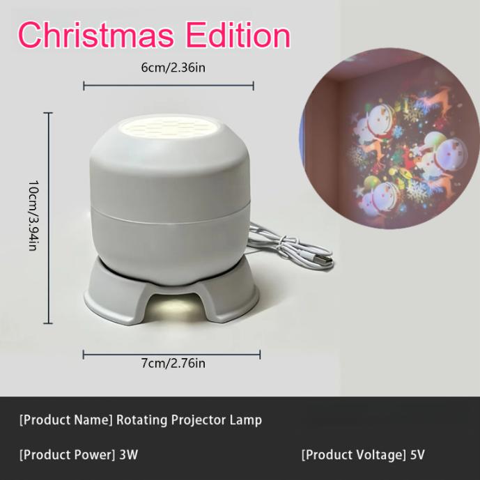 Starry Sky Projector Lamp LED Ocean Night Light USB Plug In 360 Degree Rotating Mood Light for Bedroom Kids Room Decor