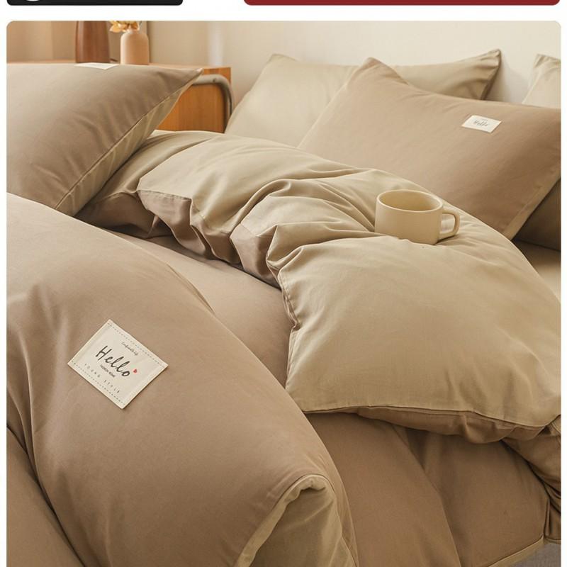 100% Cotton Single Bed Duvet Cover 150x200cm 180x220cm 200x230cm Dorm Student