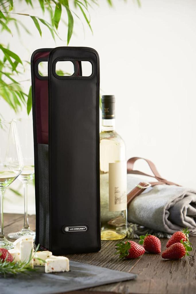 Le Creuset Wine Accessories Ice Cooler Sleeve black bag type portable cooling Beaujolais Nouveau