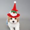 Czapka Świąteczna dla Zwierząt, Spiczasta Czapka, Strój dla Zwierzęcia, Kreskówkowy Ozdobny Nakrycie Głowy, Nakrycie Głowy dla Kota