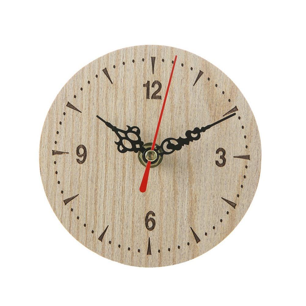 Round Hanging Clock Quiet Numerals Round Retro Clock Classic Wall Clock Home Use