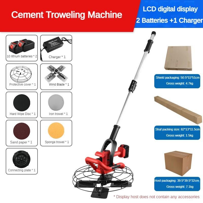 High Power Electric Plastering Machine Cement Concrete Troweling Machine  Multi Functional  Road Surface Finishing Equipment