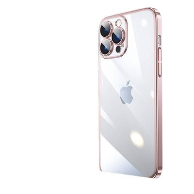 Alkalmazható Apple 16 Mobiltelefon Tok Teljesen Körbefogó Egyszerű PC Galvanizált IPhone 15 Promax Védőtok Átlátszó 14/13 Kemény