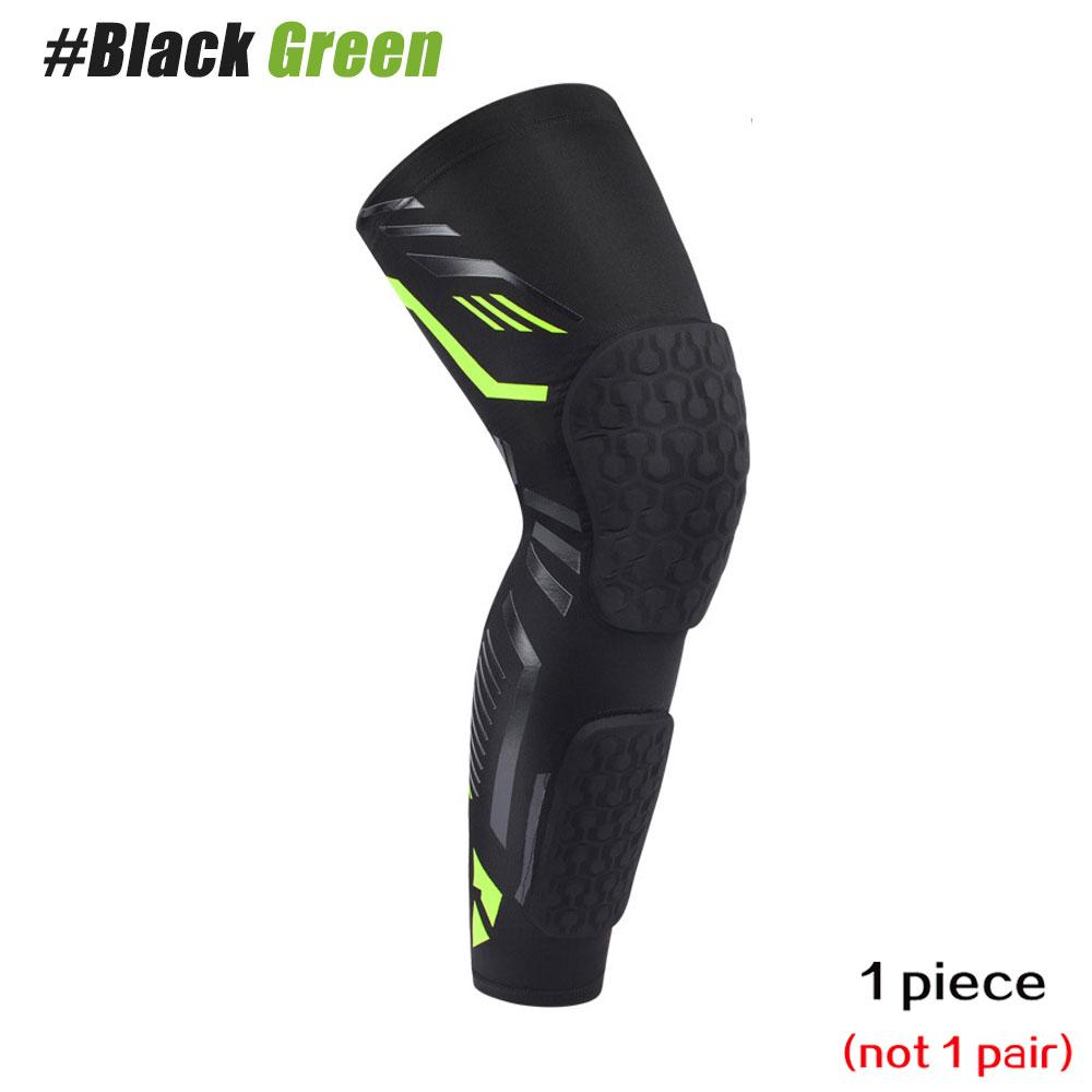 1pc Knee Braces, Crashproof Knee & Calf Pads, Thigh Compression Leg Sleeves Protection for Youth Adults Sports Football