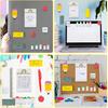Xqumoi Teaching is A Work of Heart Sticky Notes Set Blackboard Self-Stick Note Pads Teacher Appreciation Gift Writing Memo Pads School Office