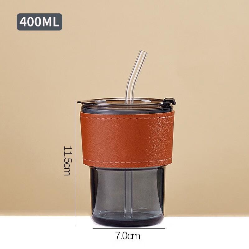 Yunluan Bamboo-Joint Design Heat-Resistant Glass Straw Cup