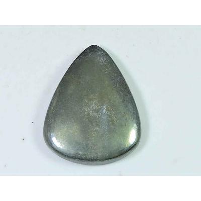 28X37X05MM Natural Appache Gold Pyrite Pear Cabochon Loose Gemstone 88Cts. SK-4253