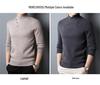 2025 Men's Winter Korean Style Thick Knit Half-High Neck Sweater
