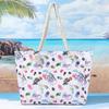 New printed beach bag large-capacity casual shoulder handbag simple and fashionable summer travel tote bag