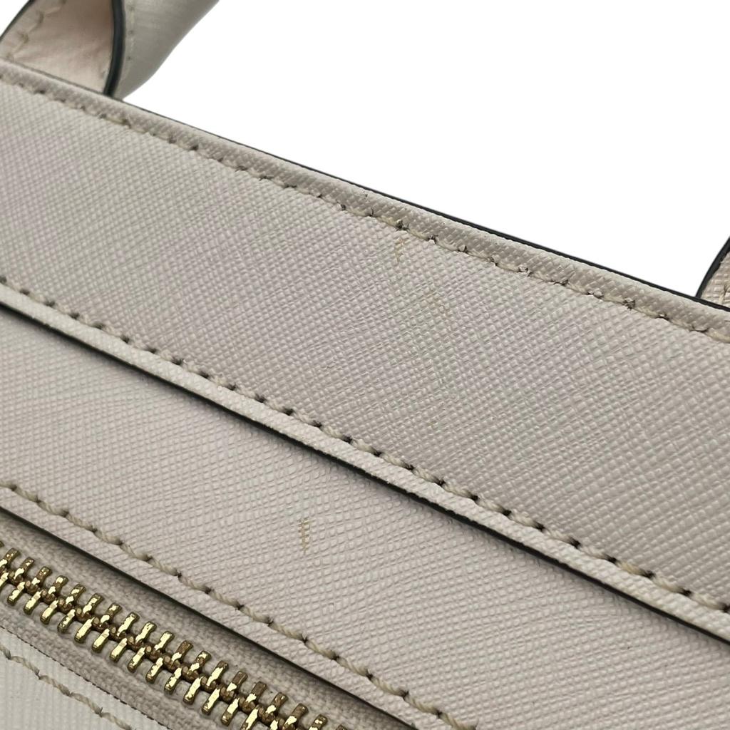 Used Rebecca Minkoff 2-way handbag/shoulder bag Avery AveryHandbag Ivory/black leather Women