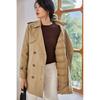 Shenghong waterproof trench coat down jacket removable duck down liner one dress two wear short coat female 13579