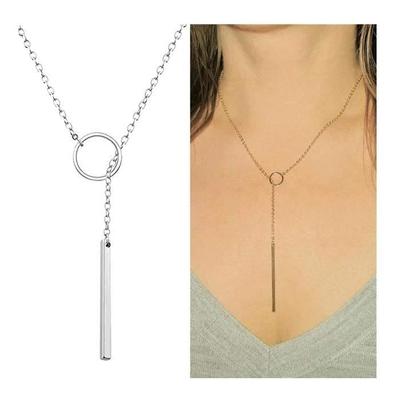 Necklace - Dainty Bijoux Git Lariette - OJ87V - Silver - Gold - Woman