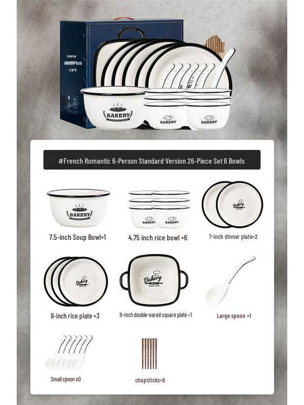 Naijiang Nordic Ceramic Dinnerware Set