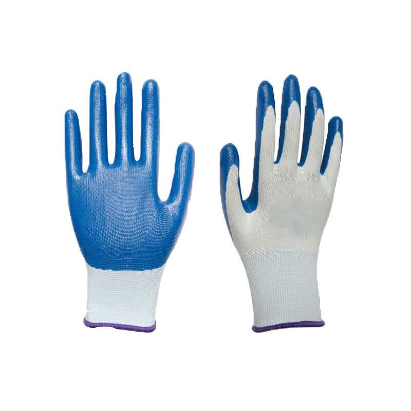 LEIYING Nitrile Dipped Work Gloves (12-Pair Pack) One Size Fits All