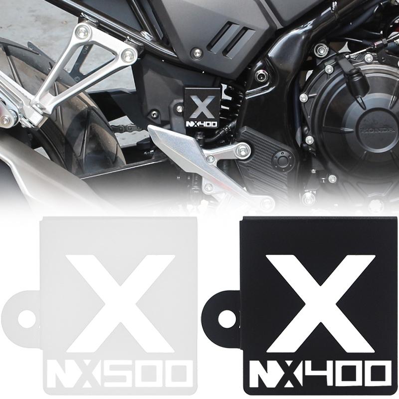 For Honda NX400 NX500 NX-400 NX-500  Motorcycle Accessories CNC Rear Fluid Reservoir Guard Protector Cover