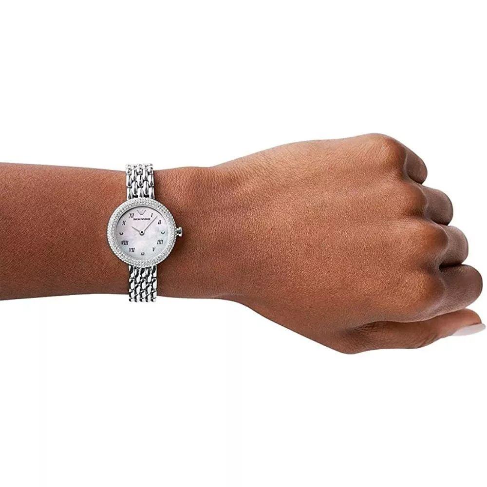 Emporio Armani AR11354 Mother of Pearl Dial Ladies Watch