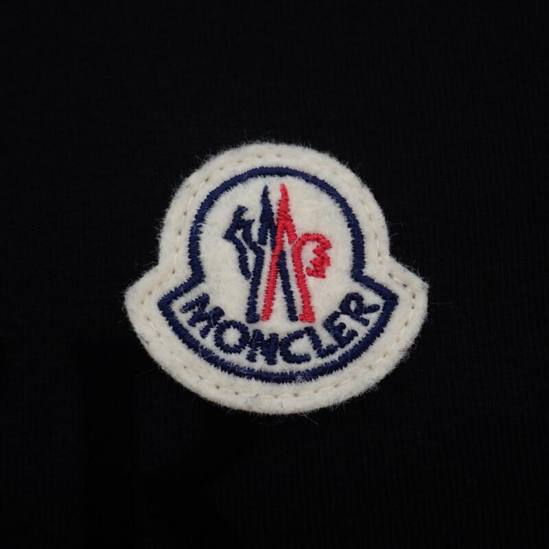 Moncler I10918C00064_8390T M Kurzarm T-Shirt schwarz Baumwolle Herren