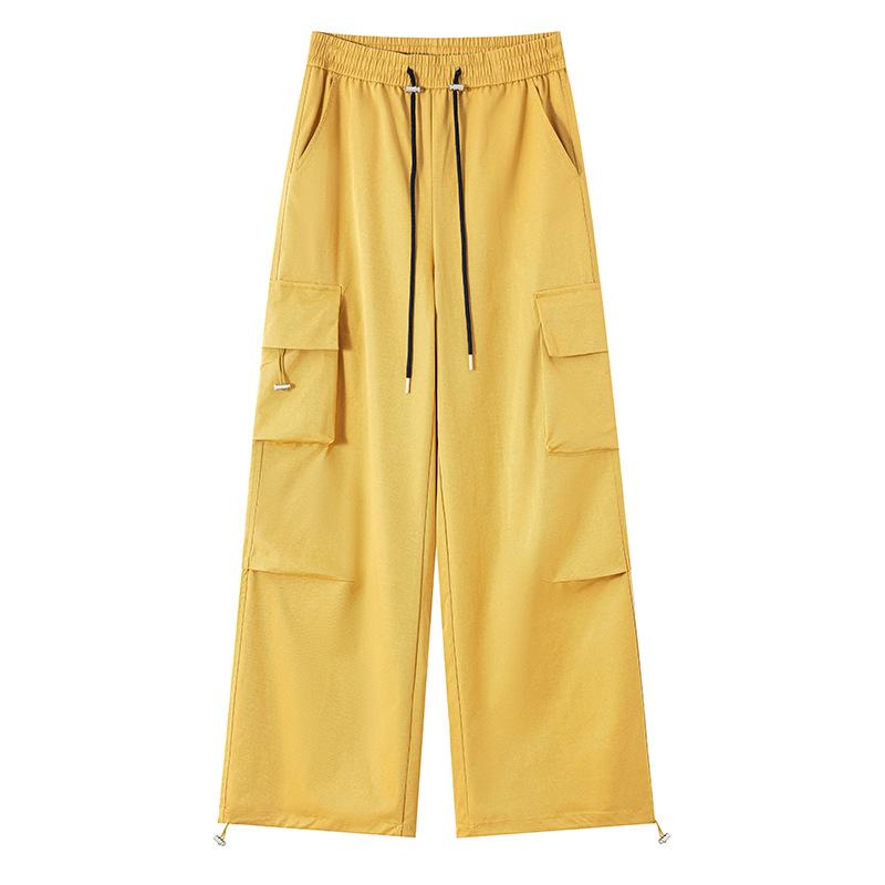 Women's High Waist Waterproof Wide Leg Trousers - Warm, Windproof, Quick-Dry Softshell for Autumn Cycling and Casual Wear