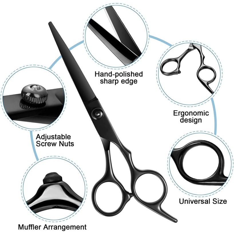 Professional Barber Scissors 6.0 inch  Hairdressing Scissors Hair Cutting Thinning Shears Set