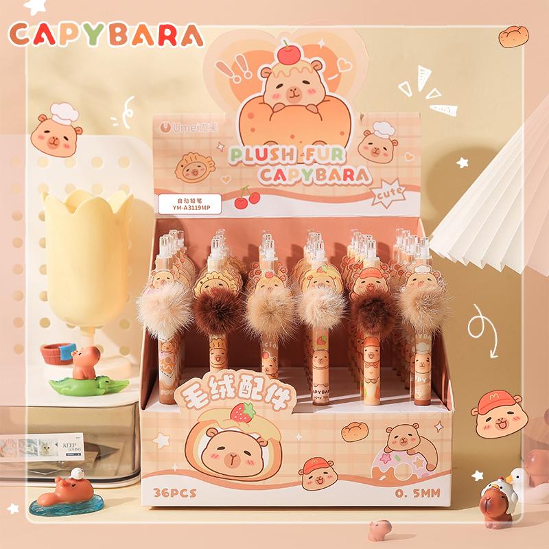 Aesthetic kawaii stationery supplies drawing useful back to school supplies capybara mechanical pencil cute pencils