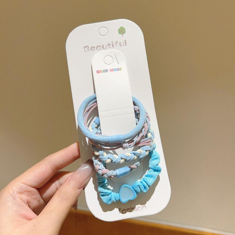 High-end Feel  Elastic and Durable  Thick Hair Tie Versatile Ponytail Hair Band  Hair Tie Women's Hair Tie  Leather Band  Leather Cover  Headwear