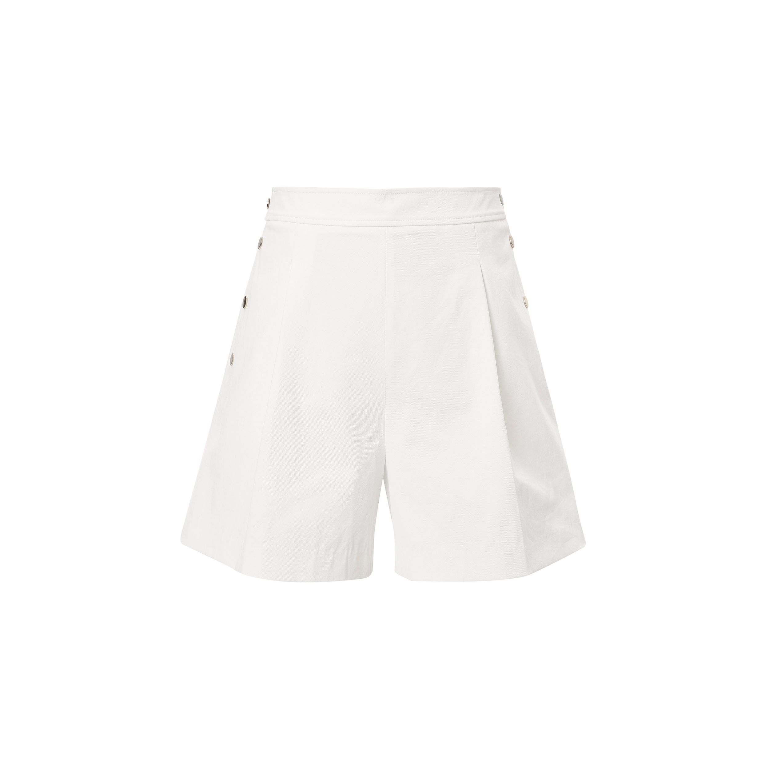 

FILA Emerald Solid Woven Casual Straight Leg Shorts Women shorts White F11W324801F-WT XL