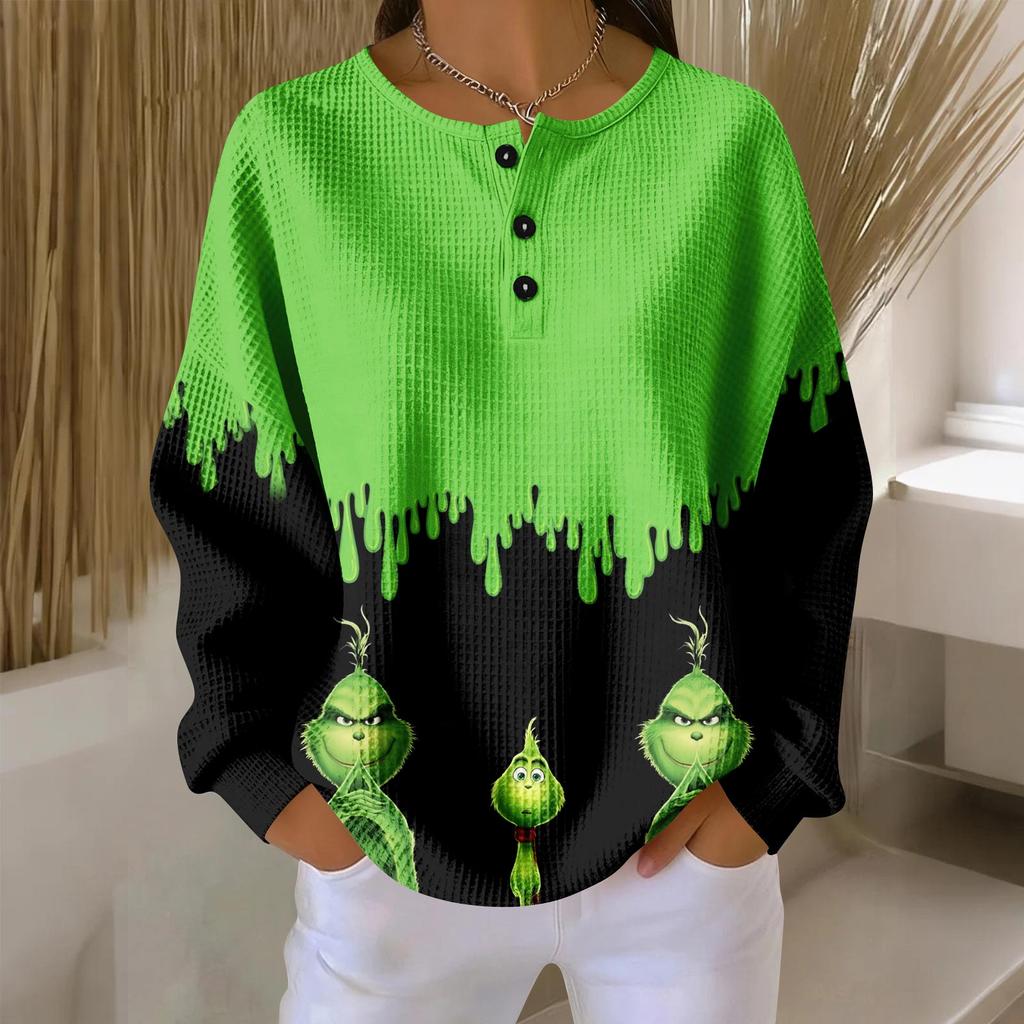 Dámské ležérní košile s dlouhým rukávem, topy na knoflíky s výstřihem do V, volný úplet, podzimní oblíbené pro ženy