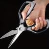 Ergonomic Handle Barbecue Shears Heavy-duty Kitchen Scissor Durable Bottle Opener  Fish