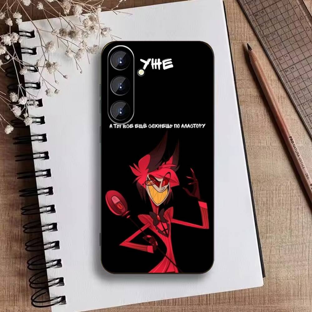 

H-Haz-bins Phone Case For Samsung Galaxy A73,A21s,A22,A31,A52,A53,A71,A41Soft Black Shell Samsung a21s