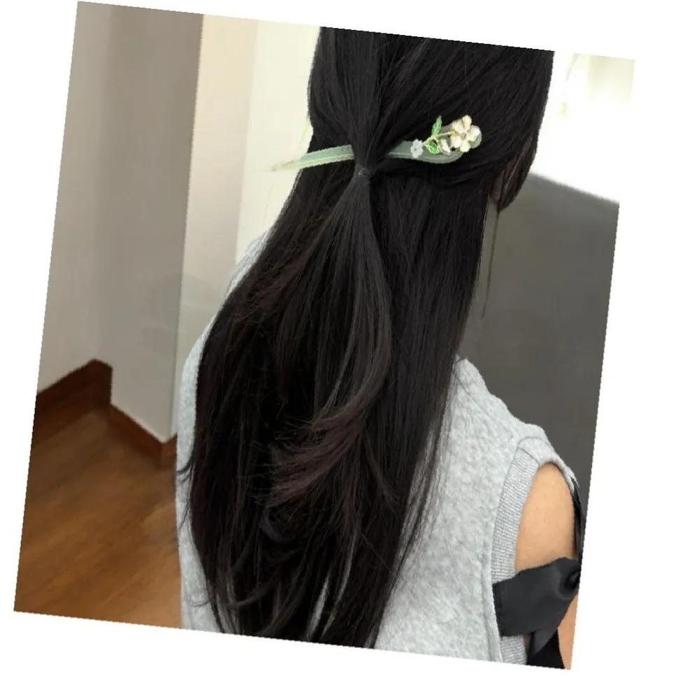Jade Hanbok hairpin, updo hairpin, pretty hairpin, Hanbok hair clip
