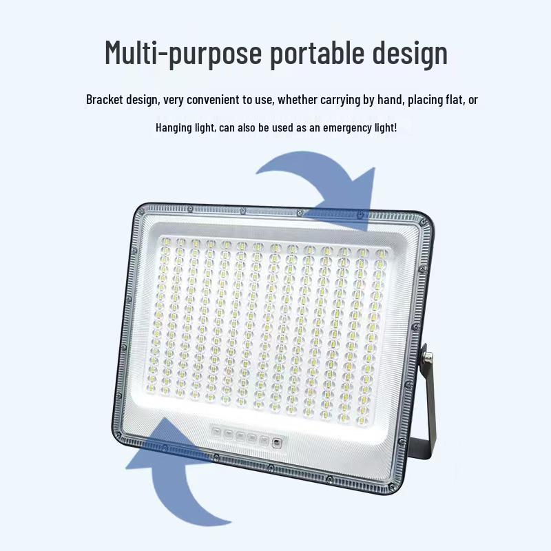 High-Brightness LED Solar Spotlight with Aluminum Shell for Outdoor Use