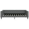 VidaXL Lit de repos gris foncé 90x190 cm tissu 354172