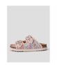 Scholl (Women) Two-Strap Pattern Cork Sandals Light Coral (Hh64K2C179)