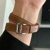 Leather Strap for Apple Watch Band 49mm 41mm 45mm 40mm 44mm Correa For IWatch Series 9 8 7 6 SE 5 4 Ultra 2 Replacement Bracelet