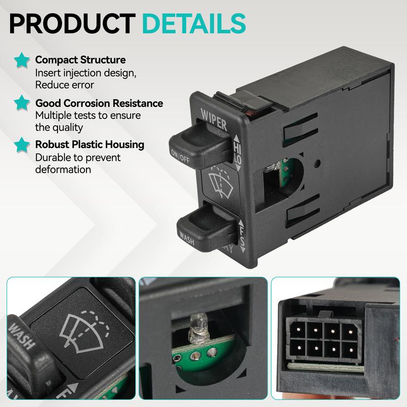 For Freightliner Trucks Coronado Columbia2000-2017 Multi-Function Wiper Speed Control Switch Regulator Button Assembly0623096002