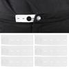Belt Extension Buckle Adjustable Maternity Waistband Extension Button Elastic Lengthen ButtonWhite
