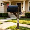 Outdoor Post Extension Mailbox Extender Brackets Fence Heavy Duty Easy Install Stainless Steel Mender Tools for 4x4 Wooden Posts