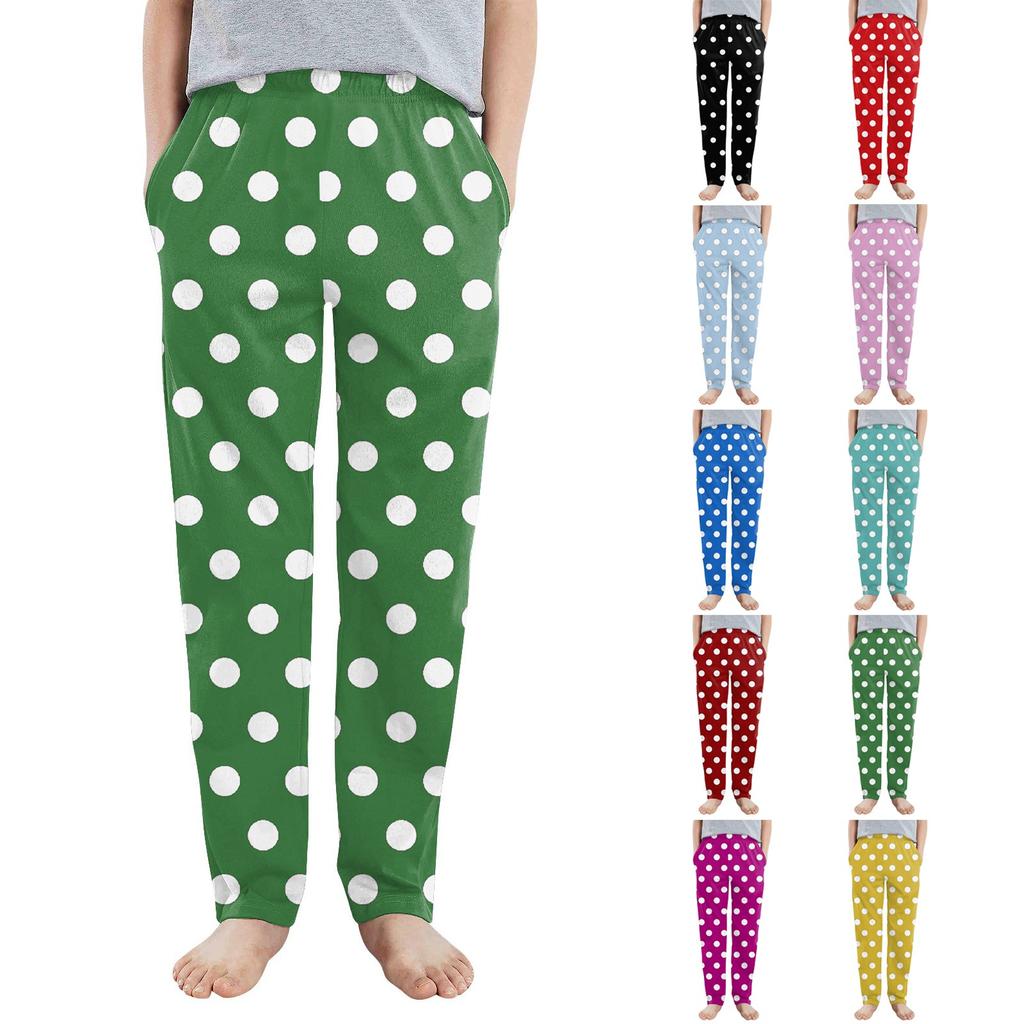 Kids' Casual Pants - Solid Color Sport Pants With Pockets