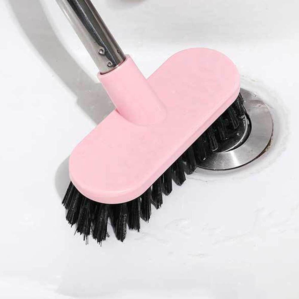 Multifunctional Floor Scrub Brush Long Handle Hard Bristle Brush Tile Gap Brush  Household Cleaning