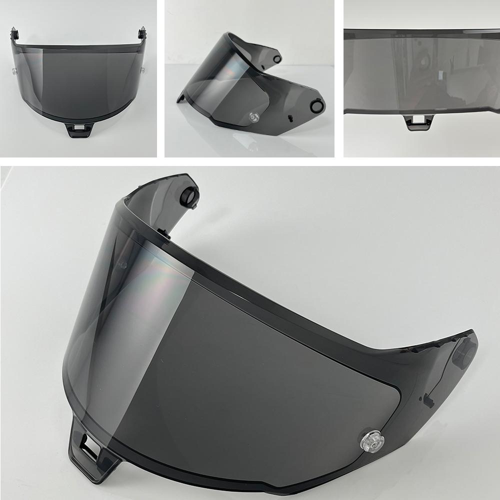R10 Helmet Visor for Alpinestars Supertech R10 Motorcycle Helmet Visor Goggles Plating Silver Red Replacement Lens