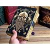 Handmade Leather Journal Valhalla Viking Vegvisir Journal For Traveling Sketchbook Blank Notebook For Men Women Birthday Anniversary Gift
