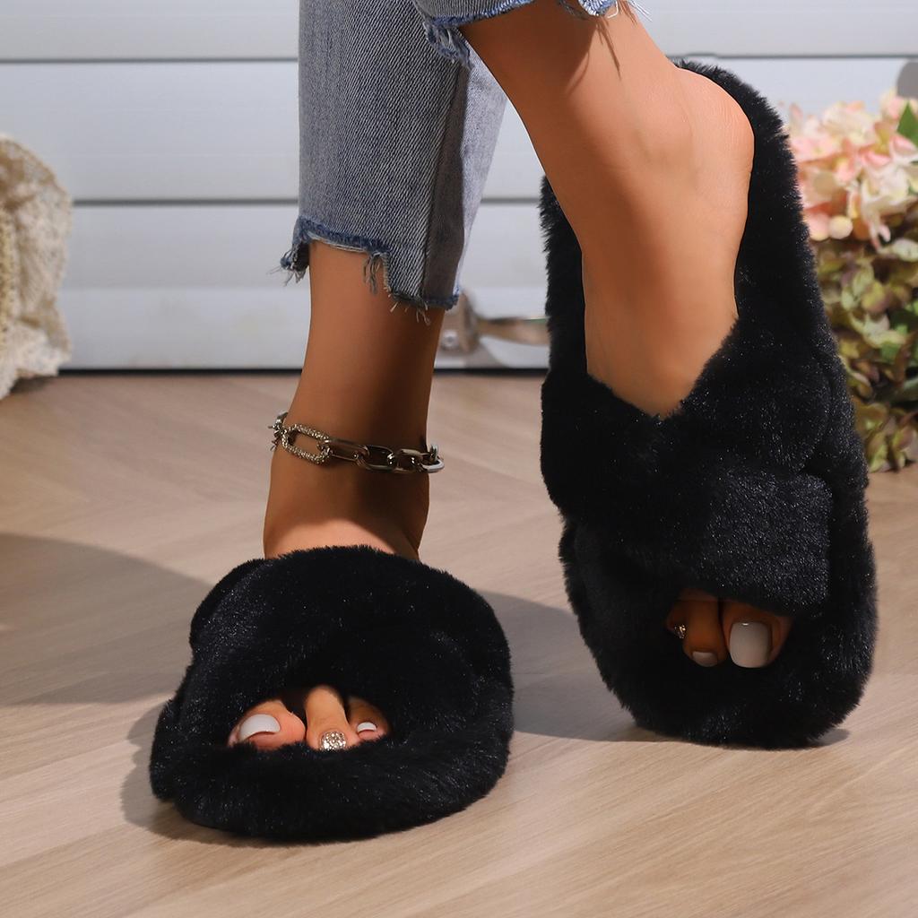 Women's Warm Anti Slip Indoor Slippers Autumn and Winter