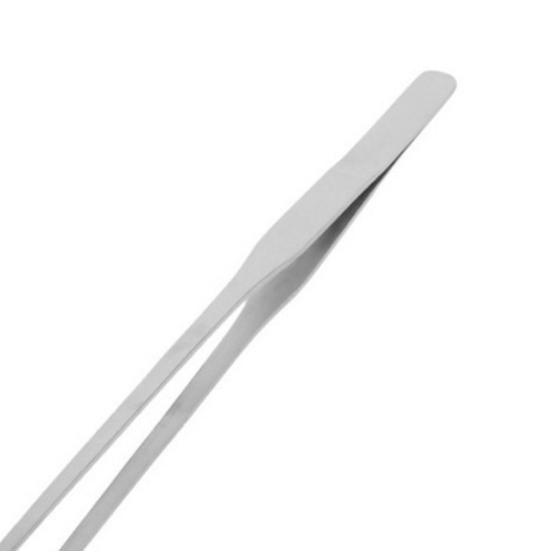 Yousheng 2Pcs Aquarium Tweezers Stainless Steel Reptile Feeding Tongs Long Straight And Curved Tweezers Lizards Bearded Dragon Snake Tank Accessories