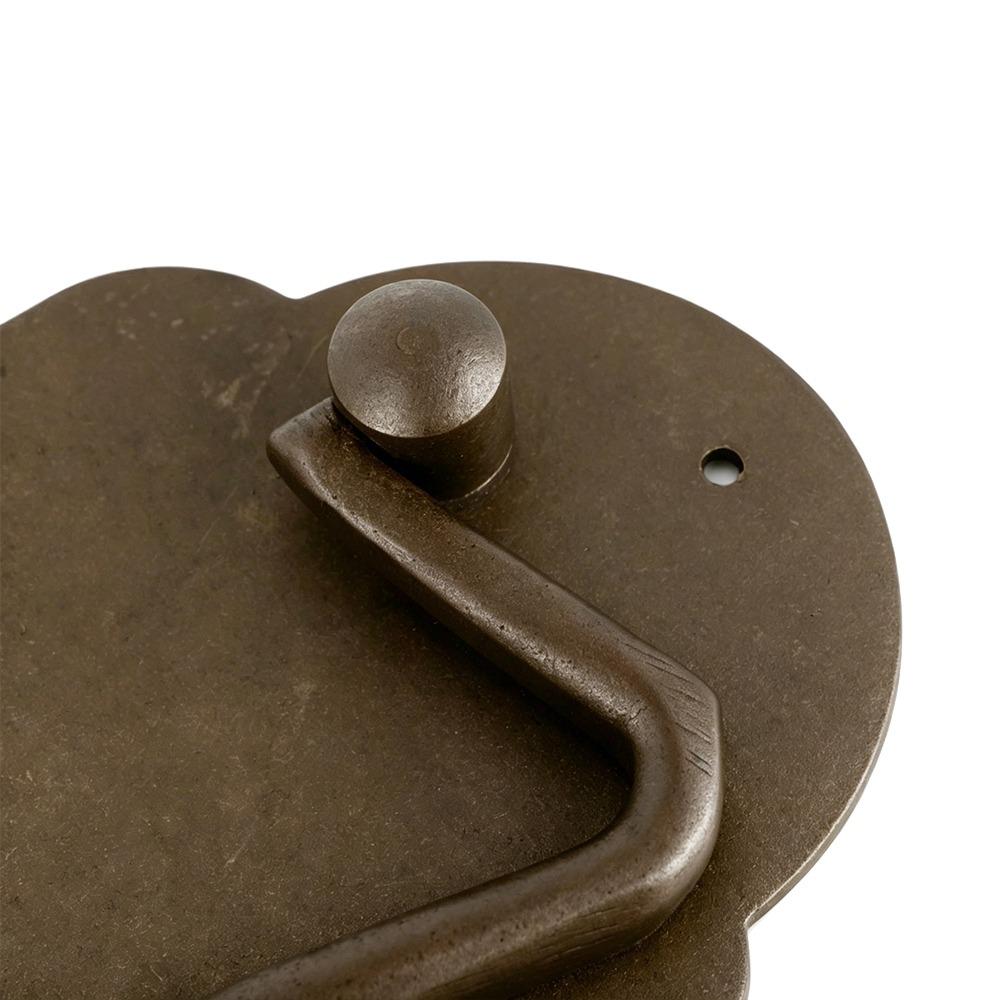 2PCS Bail Drawer Pull Handle Flat Antique Drawer Pull Vintage Cabinet Pull Handle  Cabinet